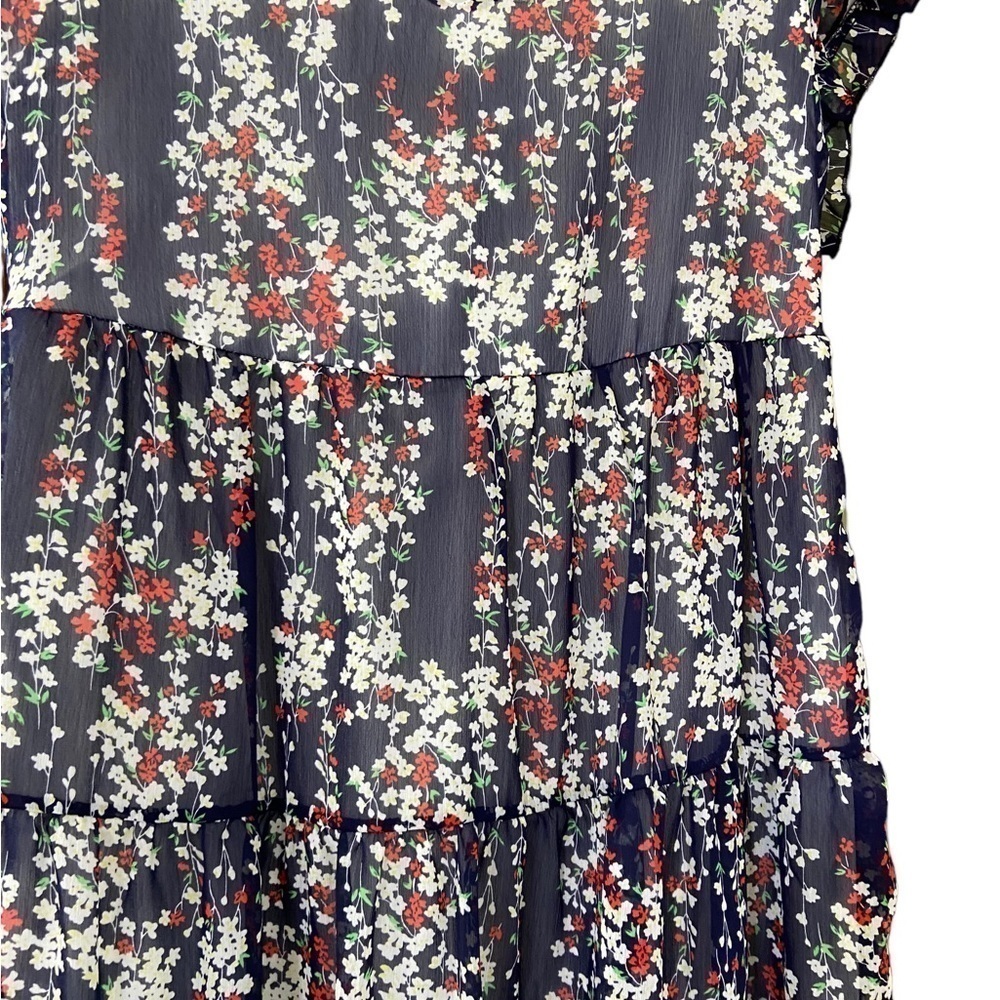 Lightweight Summer Dress Short Ruffle Sleeves - Picture 4 of 9
